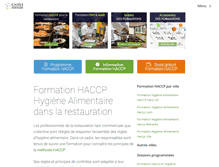 Tablet Screenshot of formation-haccp.info